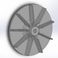 Flat Blade Blower Impeller